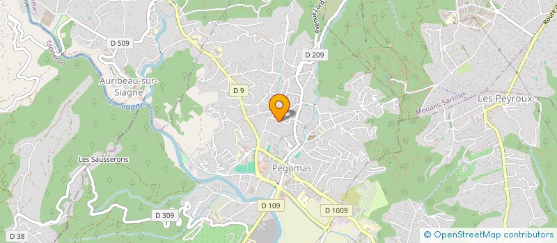 localisation de l'entreprise MONSIEUR CYRIL TOMAZ  PEGOMAS