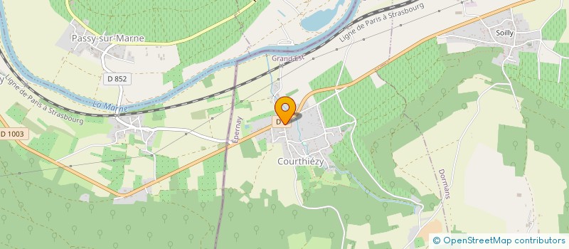 localisation de l'entreprise MONSIEUR CYRIL TONNELIER  COURTHIEZY