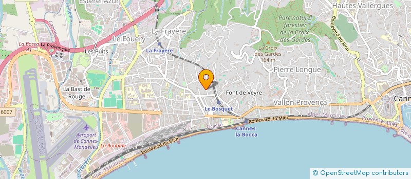 localisation de l'entreprise MONSIEUR CYRIL TOUILLE à CANNES