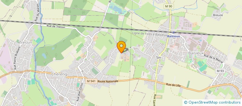 localisation de l'entreprise MONSIEUR CYRIL TOURON  CHERENG