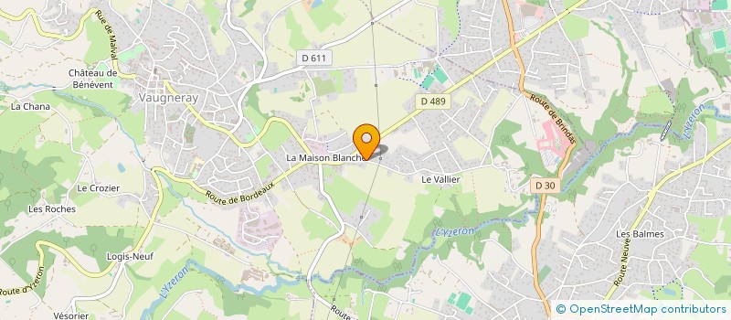 localisation de l'entreprise MONSIEUR CYRIL TOZY  VAUGNERAY