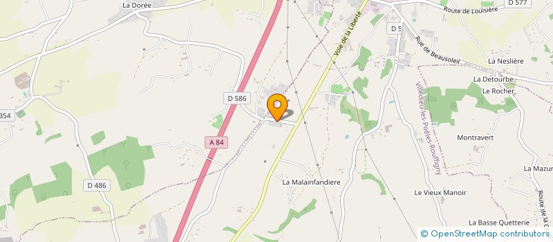 localisation de l'entreprise MONSIEUR CYRIL TRAVERT  SAINT-MARTIN-LE-BOUILLANT