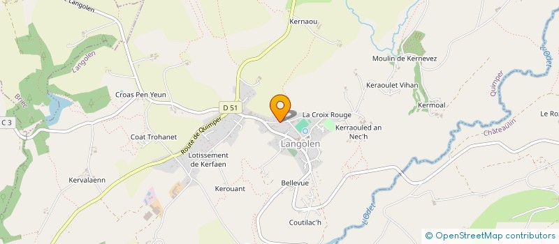 localisation de l'entreprise MONSIEUR CYRIL TREMOUILLE  LANGOLEN