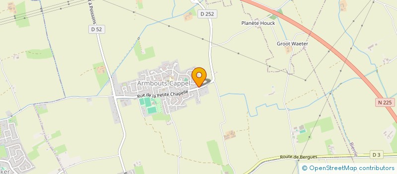 localisation de l'entreprise MONSIEUR CYRIL TRONCQUEE  ARMBOUTS-CAPPEL