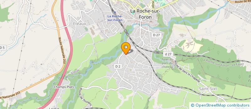 localisation de l'entreprise MONSIEUR CYRIL TROUILLET à LA ROCHE-SUR-FORON