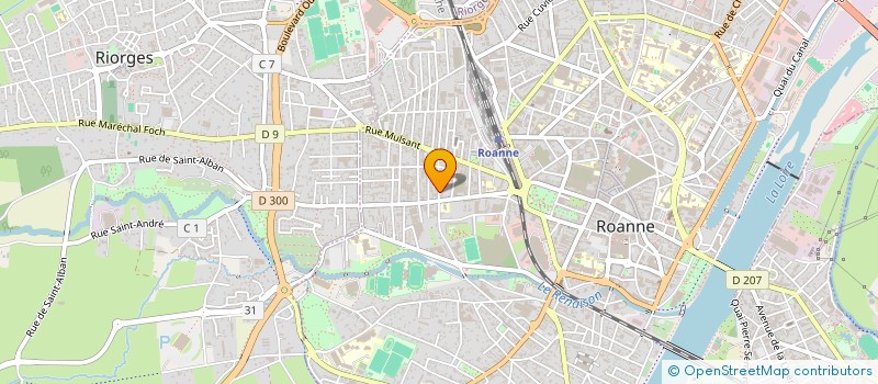 localisation de l'entreprise MONSIEUR CYRIL TURC  ROANNE