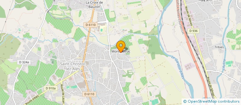 localisation de l'entreprise MONSIEUR CYRIL URREA  LES MAGES