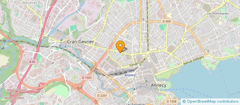 localisation de l'entreprise MONSIEUR CYRIL VABRE  ANNECY