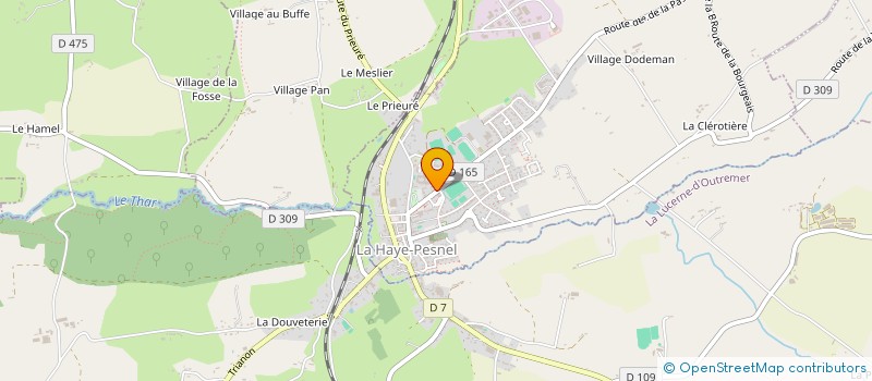 localisation de l'entreprise MONSIEUR CYRIL VALEIX  LA HAYE-PESNEL