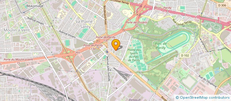 localisation de l'entreprise MONSIEUR CYRIL VALENTE  VENISSIEUX