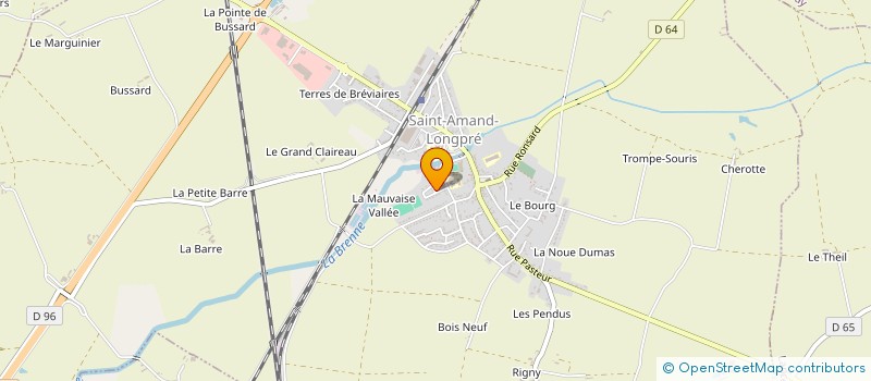 localisation de l'entreprise MONSIEUR CYRIL VALENTIN  SAINT-AMAND-LONGPRE