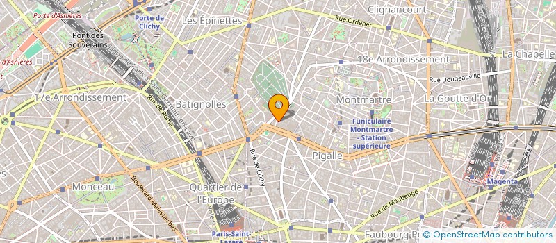 localisation de l'entreprise MONSIEUR CYRIL VALENTIN  PARIS