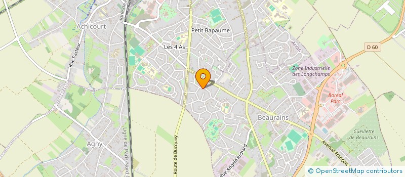 localisation de l'entreprise MONSIEUR CYRIL VAN EECKHOUTTE  BEAURAINS