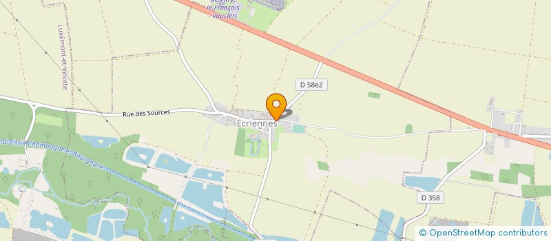 localisation de l'entreprise MONSIEUR CYRIL VARNIER  ECRIENNES