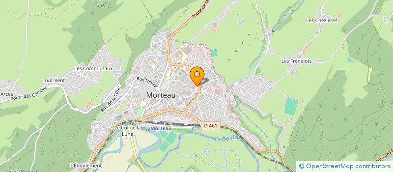 localisation de l'entreprise MONSIEUR CYRIL VARRAULT  MORTEAU