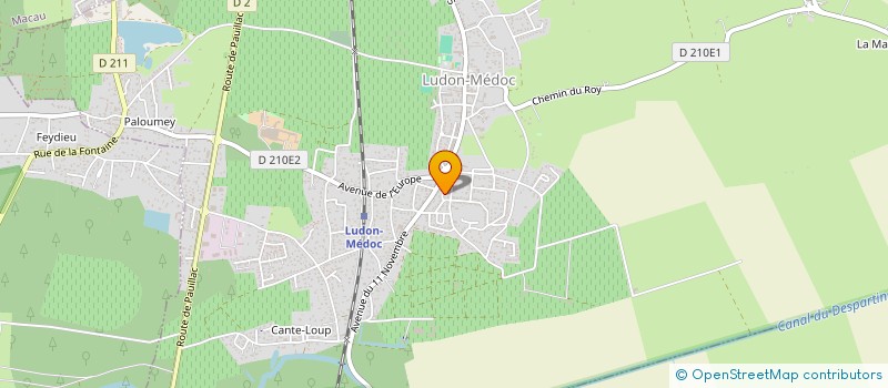 localisation de l'entreprise MONSIEUR CYRIL VENTURA  LUDON-MEDOC