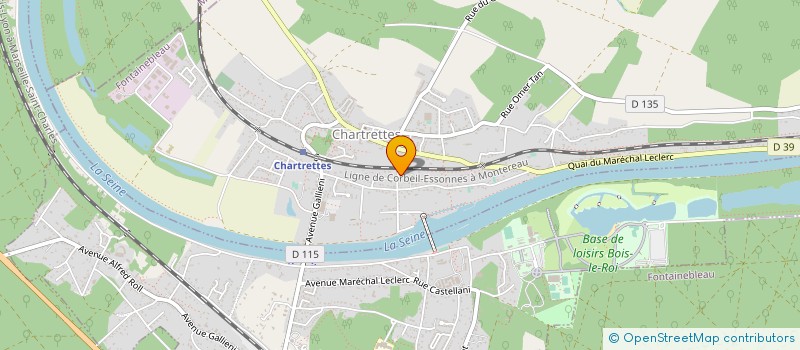 localisation de l'entreprise MONSIEUR CYRIL VERDON à CHARTRETTES