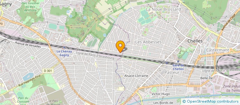 localisation de l'entreprise MONSIEUR CYRIL VERDY  GAGNY