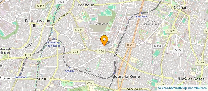 localisation de l'entreprise MONSIEUR CYRIL VERHULST à BAGNEUX