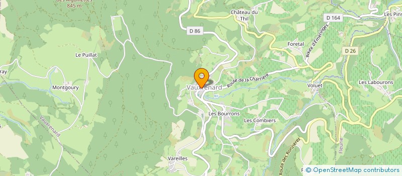 localisation de l'entreprise MONSIEUR CYRIL VERNALDE  VAUXRENARD
