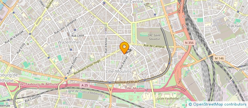 localisation de l'entreprise MONSIEUR CYRIL VERNHES  LILLE