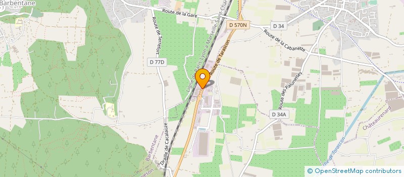 localisation de l'entreprise MONSIEUR CYRIL VETTER  BARBENTANE