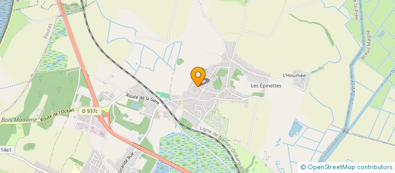 localisation de l'entreprise MONSIEUR CYRIL VIAUD  SAINT-LAURENT-DE-LA-PREE