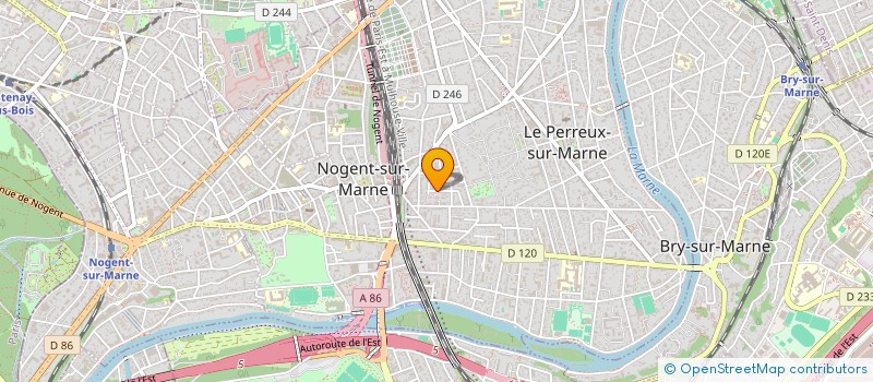 localisation de l'entreprise MONSIEUR CYRIL VIEU  LE PERREUX-SUR-MARNE