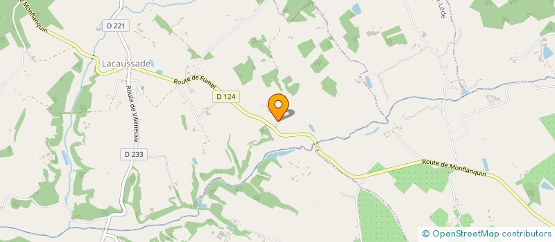 localisation de l'entreprise MONSIEUR CYRIL VIGIE  LACAUSSADE