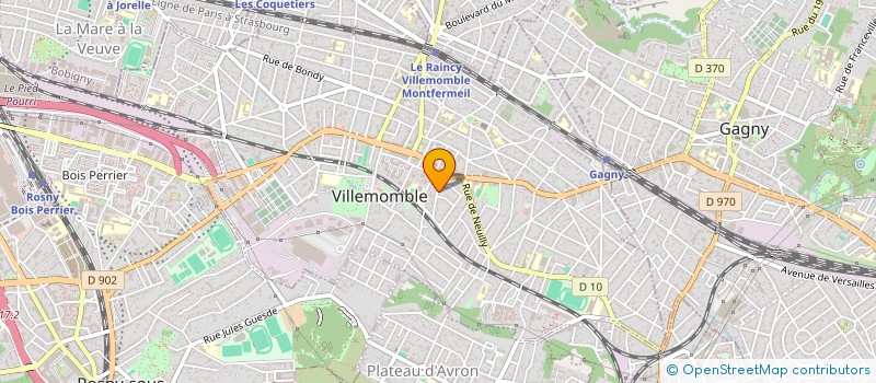 localisation de l'entreprise MONSIEUR CYRIL VIGNARD à VILLEMOMBLE