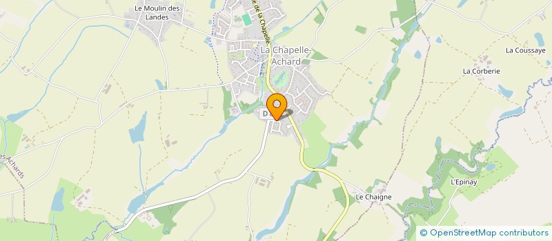 localisation de l'entreprise MONSIEUR CYRIL VILLAUME  LES ACHARDS