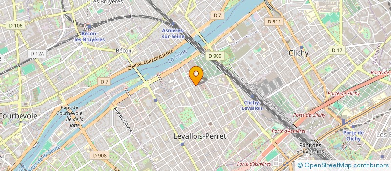 localisation de l'entreprise MONSIEUR CYRIL VIMARD à LEVALLOIS-PERRET