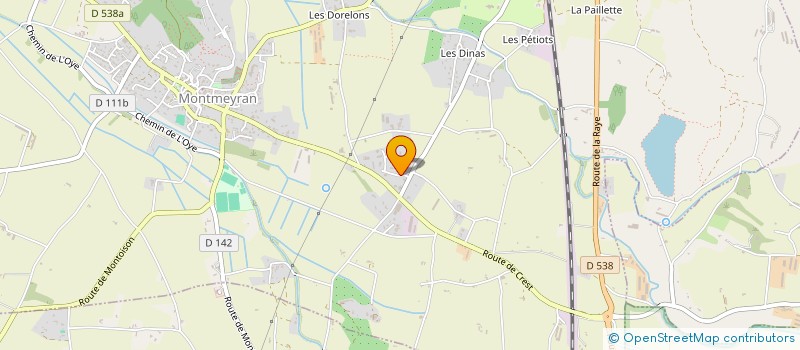 localisation de l'entreprise MONSIEUR CYRIL VION-DELPHIN  MONTMEYRAN