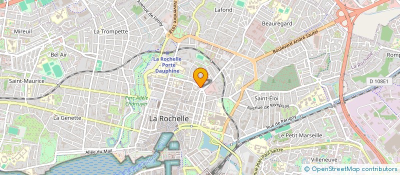 localisation de l'entreprise MONSIEUR CYRIL VIVIER  LA ROCHELLE