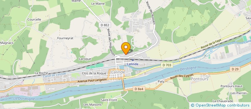 localisation de l'entreprise MONSIEUR CYRIL VORMIERO  LALINDE