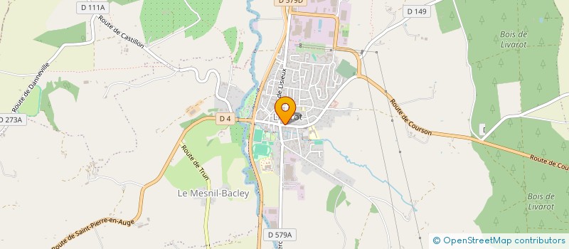 localisation de l'entreprise MONSIEUR CYRIL VRAC  LIVAROT-PAYS-D'AUGE