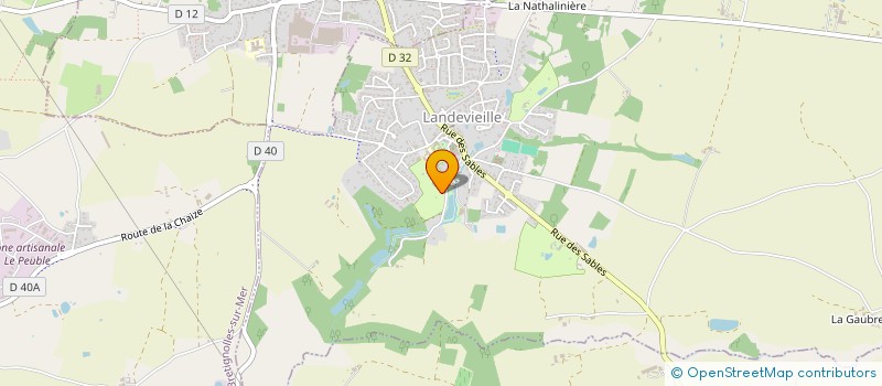 localisation de l'entreprise MONSIEUR CYRIL VRIGNAUD à LANDEVIEILLE