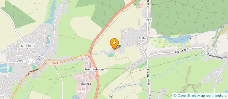 localisation de l'entreprise MONSIEUR CYRIL WAGNER  WOUSTVILLER