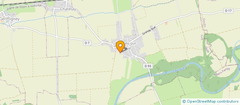 localisation de l'entreprise MONSIEUR CYRIL WETZEL  CHISSEY-SUR-LOUE