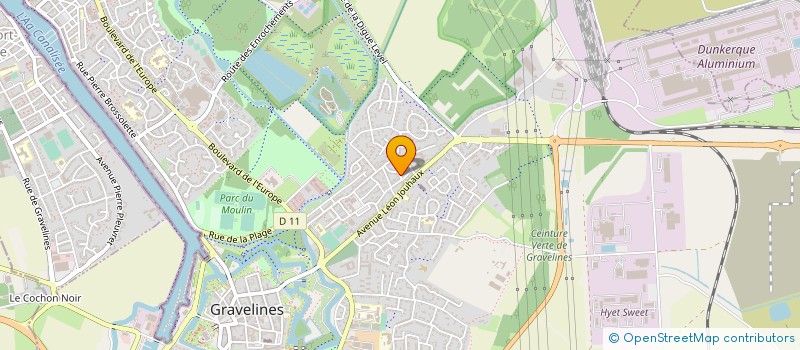 localisation de l'entreprise MONSIEUR CYRIL WOUTERS à GRAVELINES