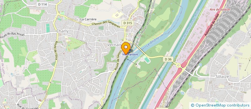 localisation de l'entreprise MONSIEUR CYRIL YEGUIKIAN  VERNAISON