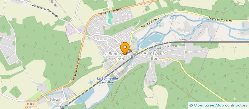 localisation de l'entreprise MONSIEUR CYRIL ZHAN  LA BONNEVILLE-SUR-ITON