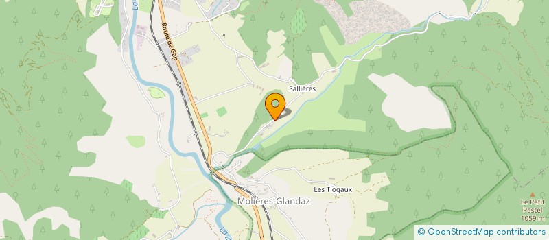 localisation de l'entreprise MONSIEUR CYRILE PASCAL  DIE