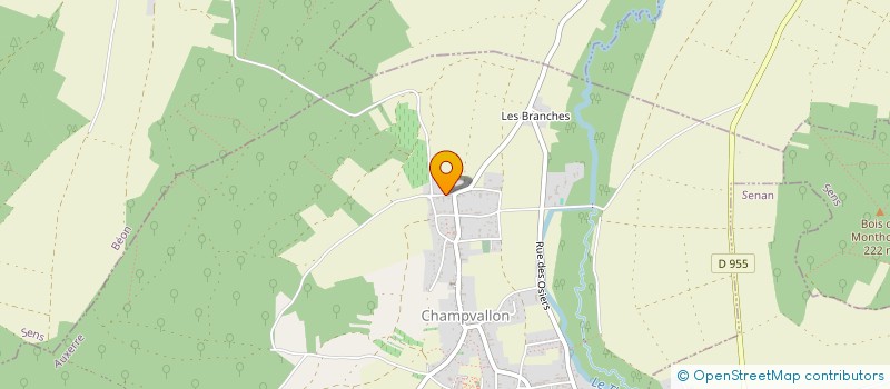 localisation de l'entreprise MONSIEUR CYRILL LINARD  MONTHOLON