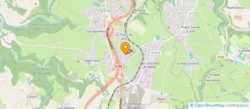 localisation de l'entreprise MONSIEUR CYRILL MANGIONE  OLEMPS