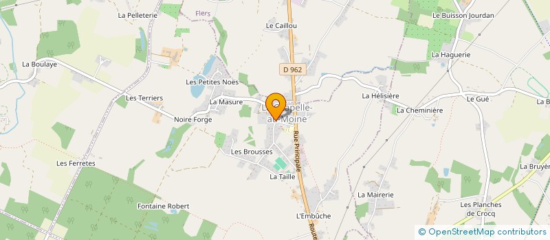 localisation de l'entreprise MONSIEUR CYRILL MOULIN à LA CHAPELLE-AU-MOINE