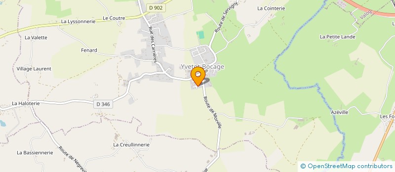 localisation de l'entreprise MONSIEUR CYRILL PLANQUE  YVETOT-BOCAGE