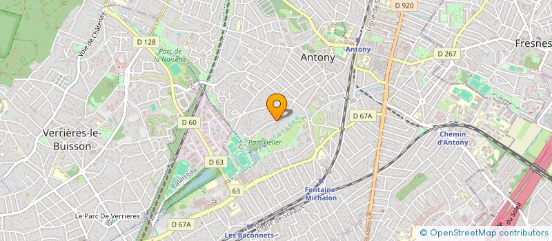 localisation de l'entreprise MONSIEUR CYRILL PONCET à ANTONY