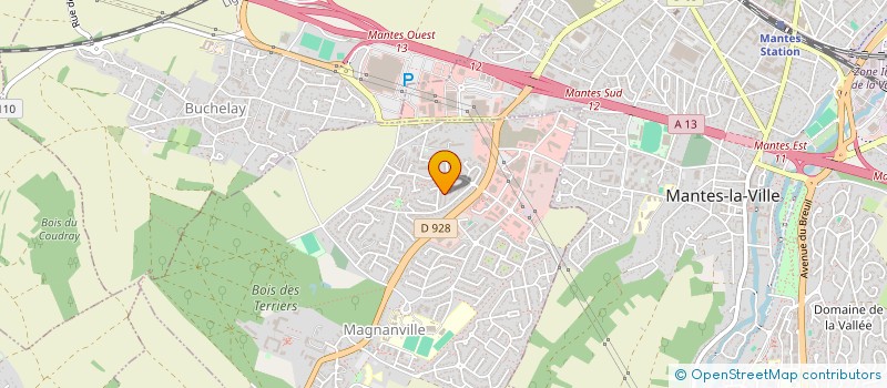 localisation de l'entreprise MONSIEUR CYRILL ROUX  MAGNANVILLE