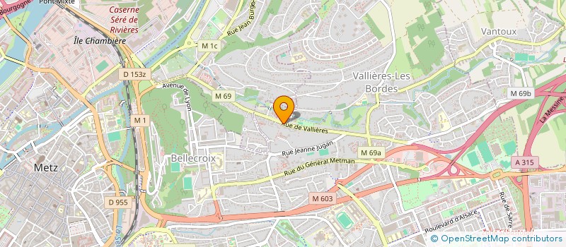 localisation de l'entreprise MONSIEUR CYRILL TAMBURINI  METZ